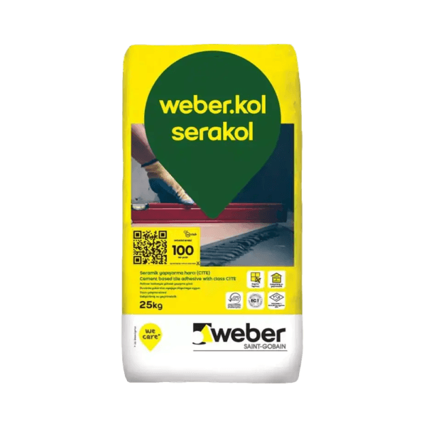 WEBER kol Serakol Kalin Beyaz 25  KG